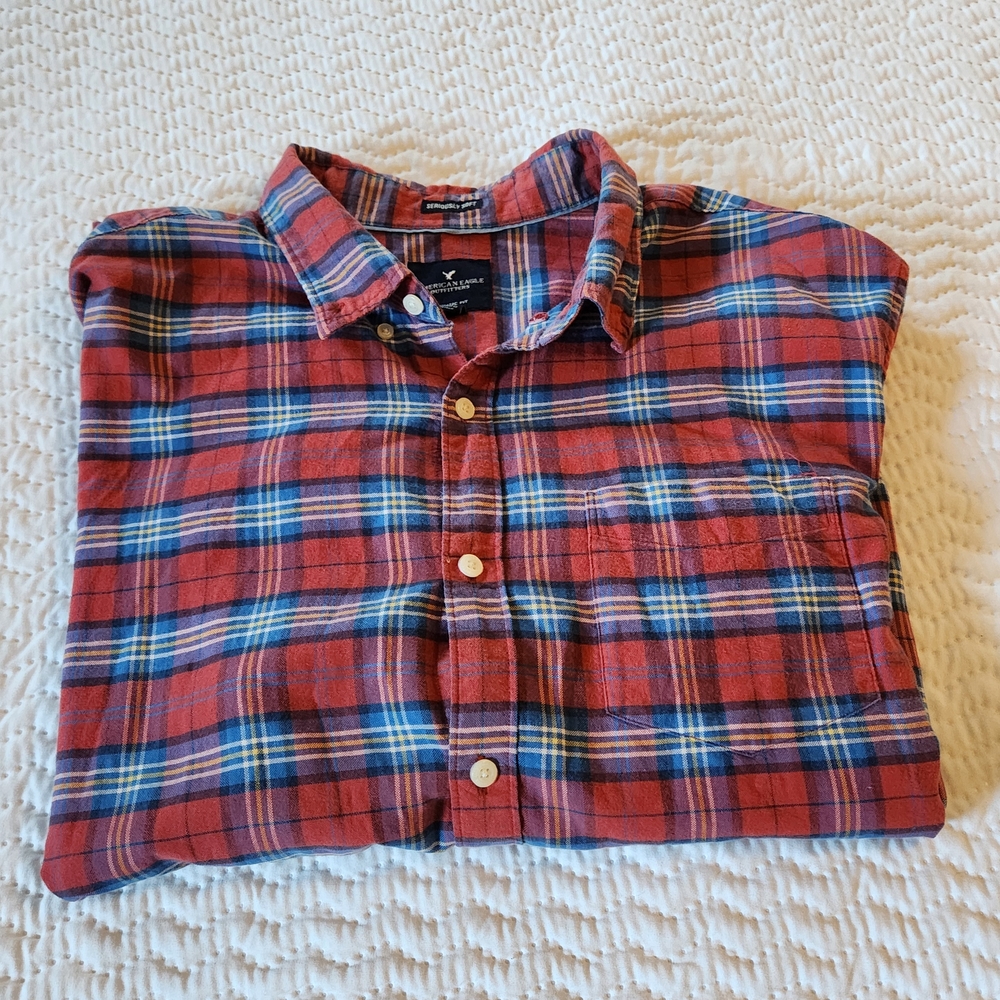 American Eagle Outfitters Flannel Shirt Size XXL